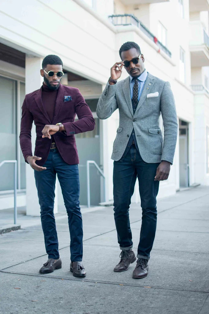dress shirt blazer and jeans How to Update the Blazer and Jeans Outfit Formula