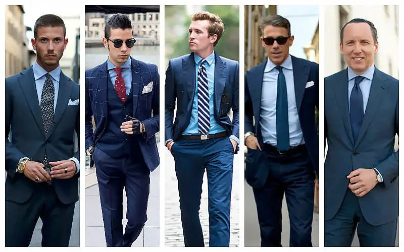 Royal blue suit - 3 different ways to wear -  – Dress Like A