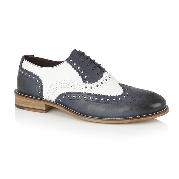 London Brogues | London Brogue Gatsby Leather Brogue Navy  display picture 3