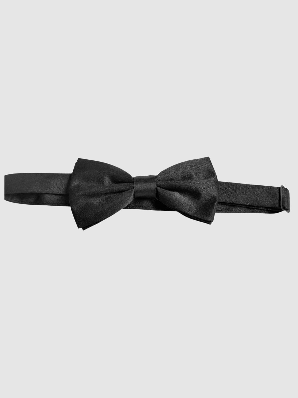 LA Smith LA Smith Black PreTied Bow Tie MENSWEARR