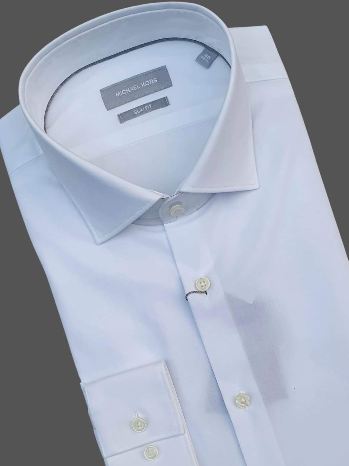 Michael kors mens white shirts Clearance
