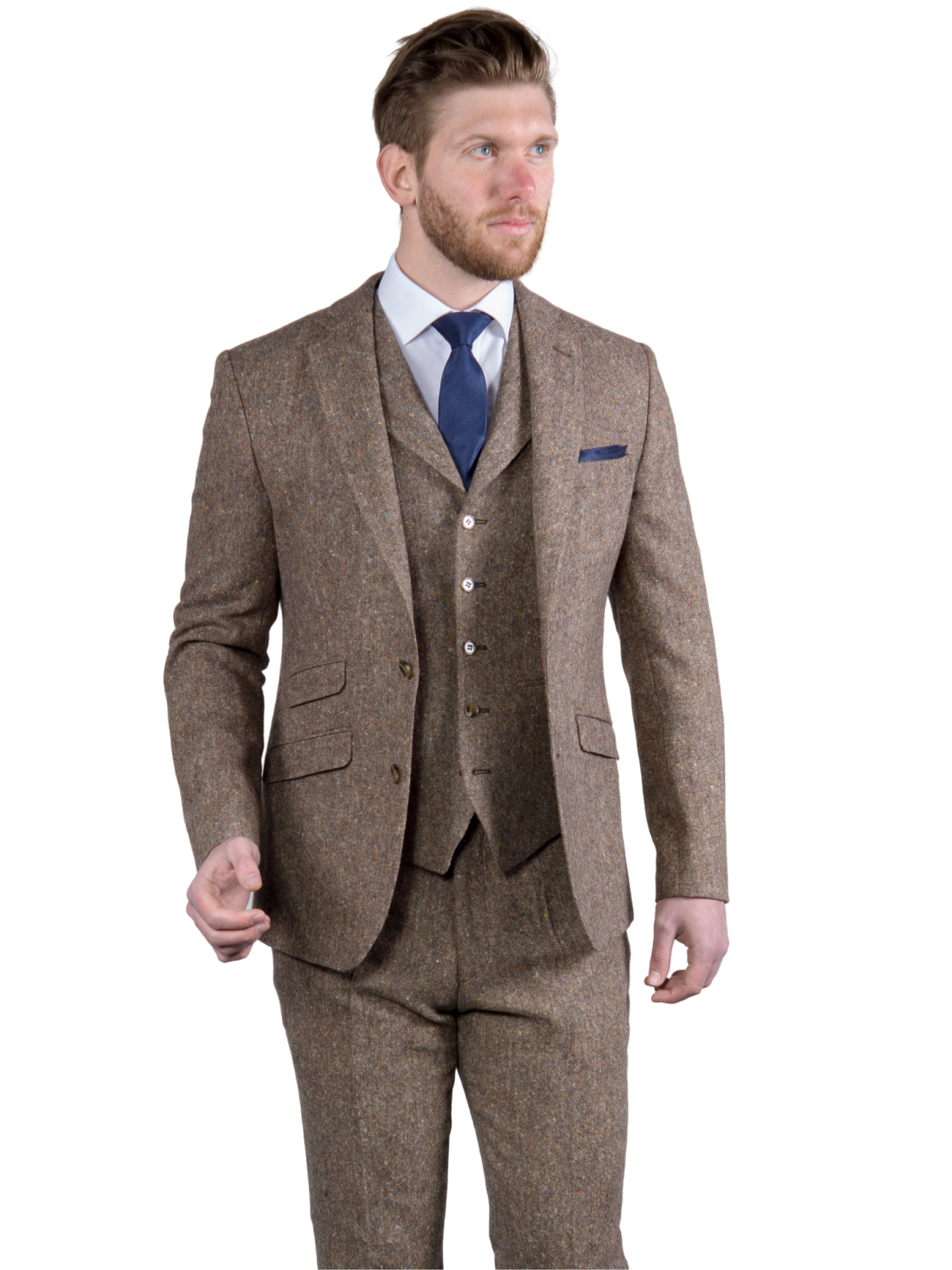 eesett&co/MATISSE（brown tweed 走り回れ cape）