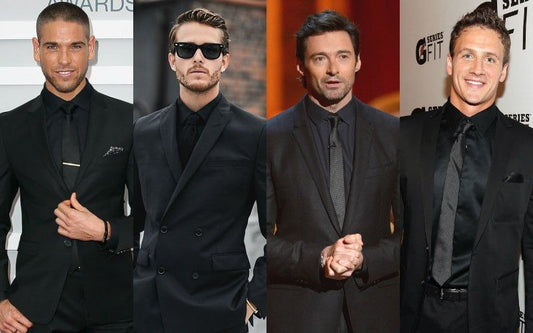 The Allure of the Black Suit, Black Shirt Combo: A Style Statement