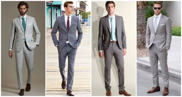 What Color Shoes & Tie to Wear with a Grey Suit?