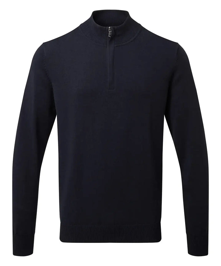 Asquith & Fox | Asquith & Fox ¼ Zip Knitted Sweater Asquith & Fox | Asquith & Fox ¼ Zip Knitted Sweater