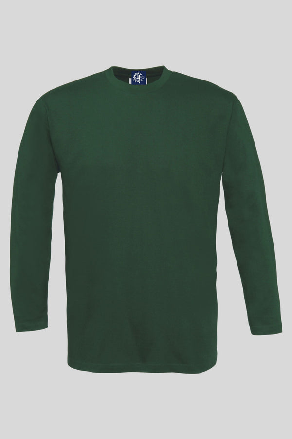 Barucci Traveler Bottle Green Cotton Long Sleeve T-Shirt 3-Pack - T-Shirt