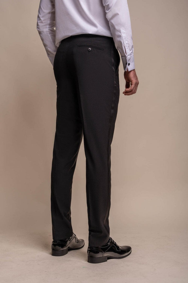 Cavani Aspen Men’s Black Trousers - Suit & Tailoring