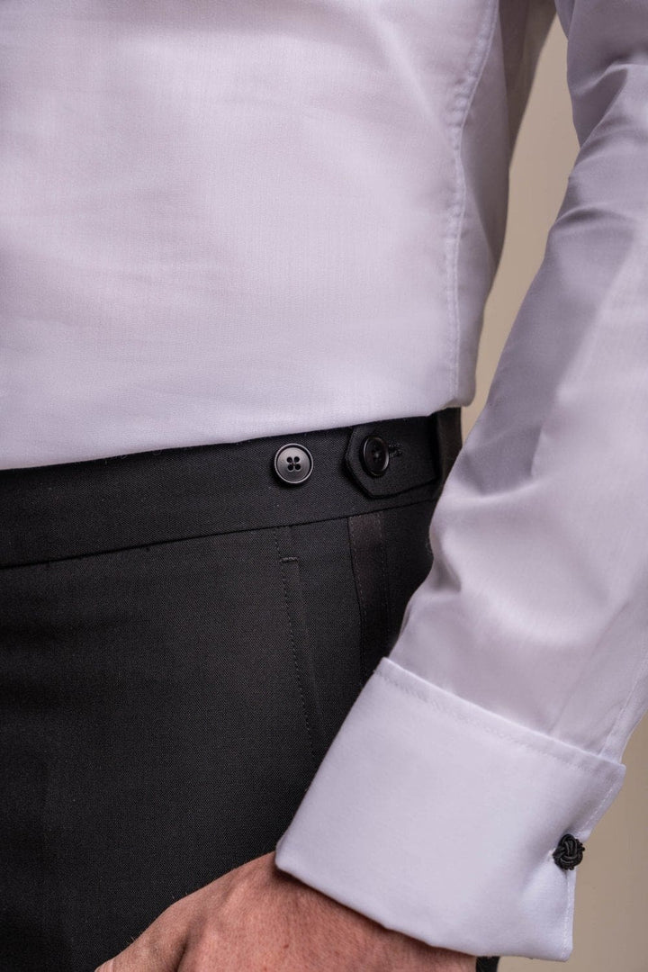 Cavani Aspen Men’s Black Trousers - Suit & Tailoring