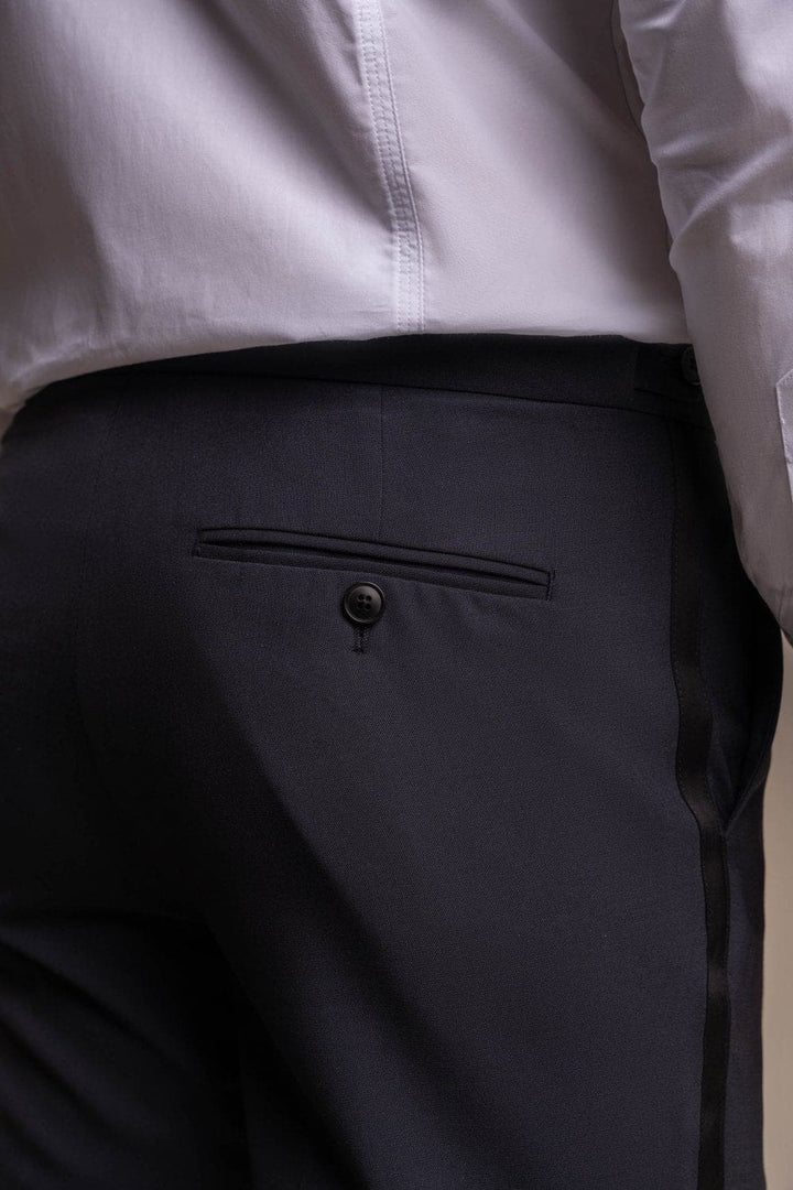Cavani Aspen Men’s Navy Trousers - Suit & Tailoring