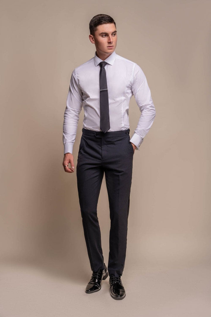 Cavani Aspen Men’s Navy Trousers - Suit & Tailoring