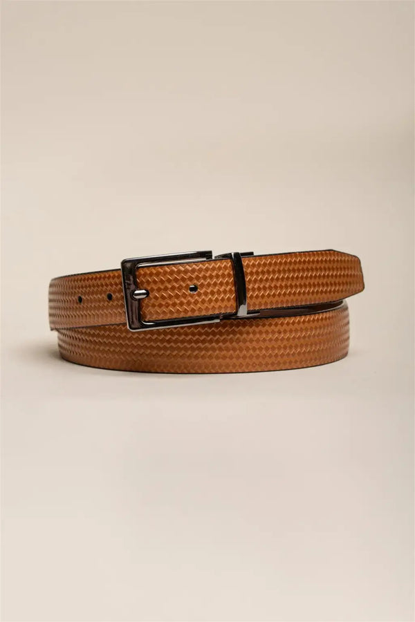 Cavani BT01 Tan/Brown Belt - 30-32 - Accessories
