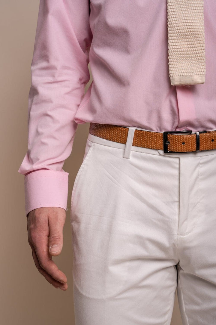 Cavani Mario Ecru Men’s Trousers - Suit & Tailoring
