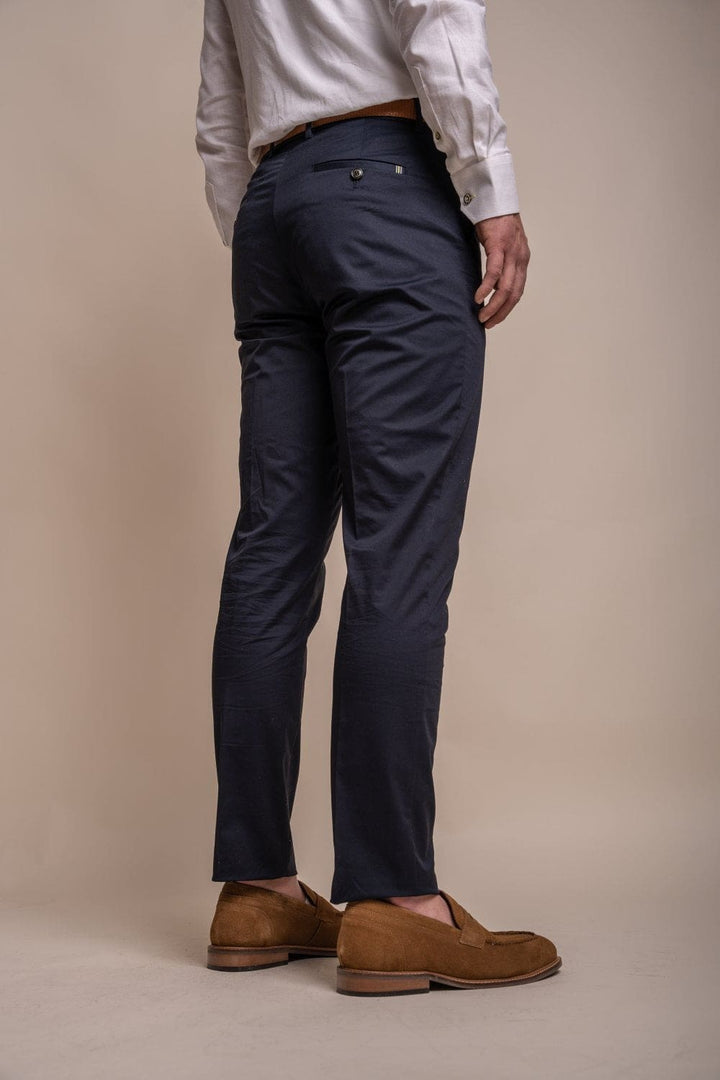 Cavani Mario Navy Men’s Trousers - Suit & Tailoring