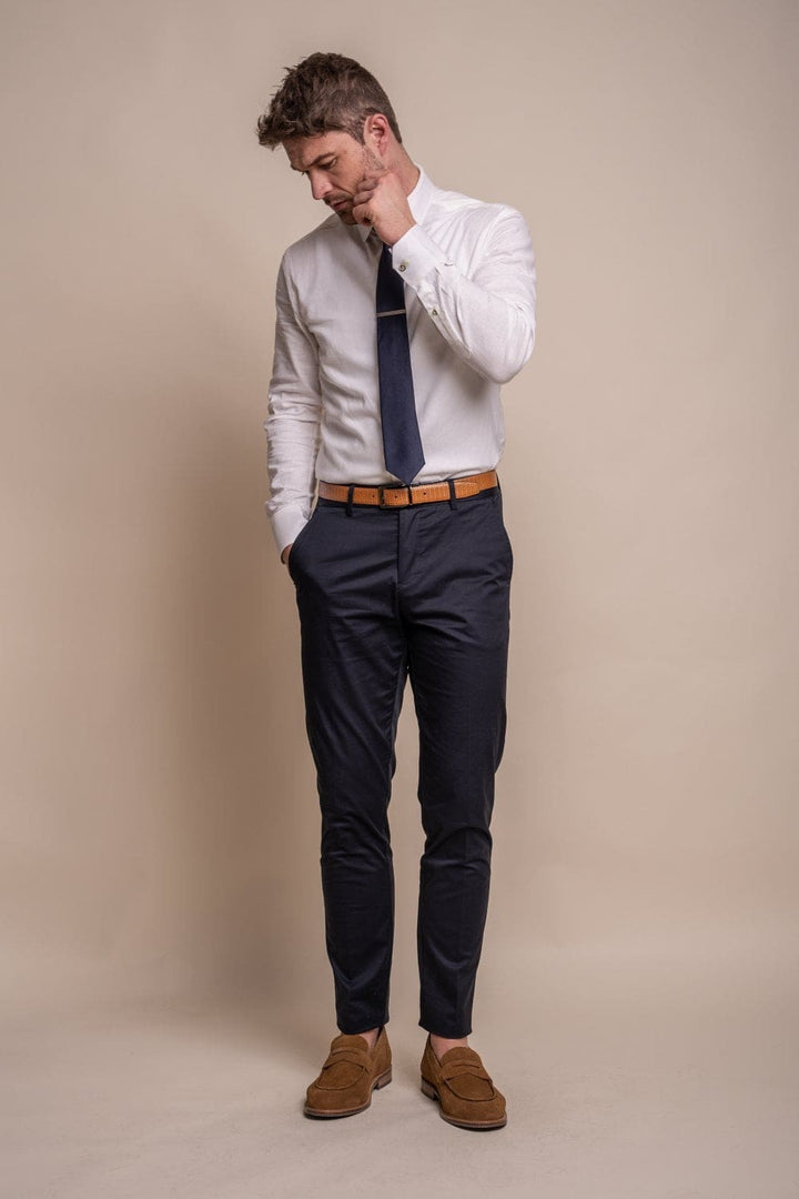 Cavani Mario Navy Men’s Trousers - Suit & Tailoring