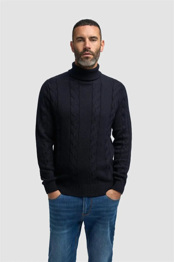 Cavani Men’s Archie Rollneck Jumper - Knitwear