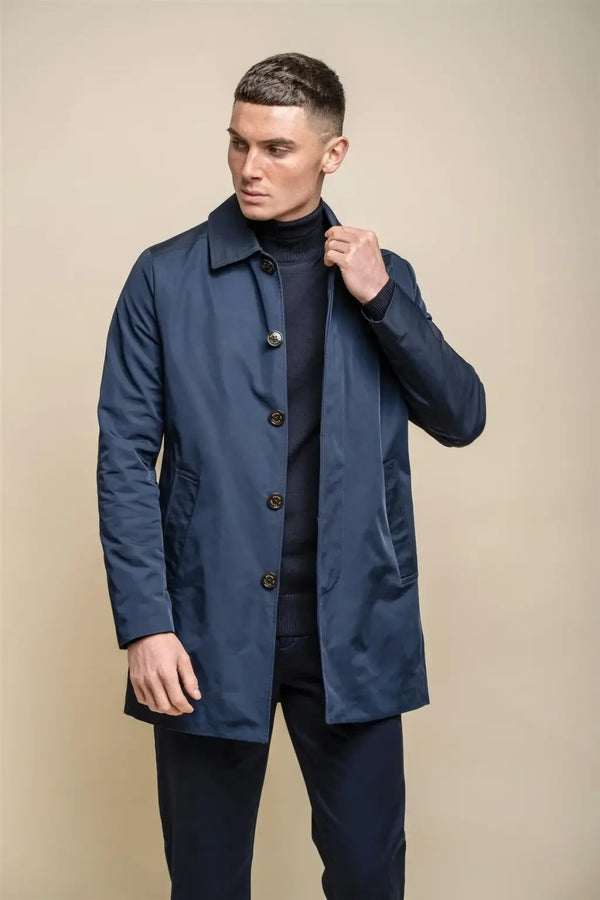 Cavani Men’s Navy Barracuda Coats - MENSWEARR.COM - XS - COATS