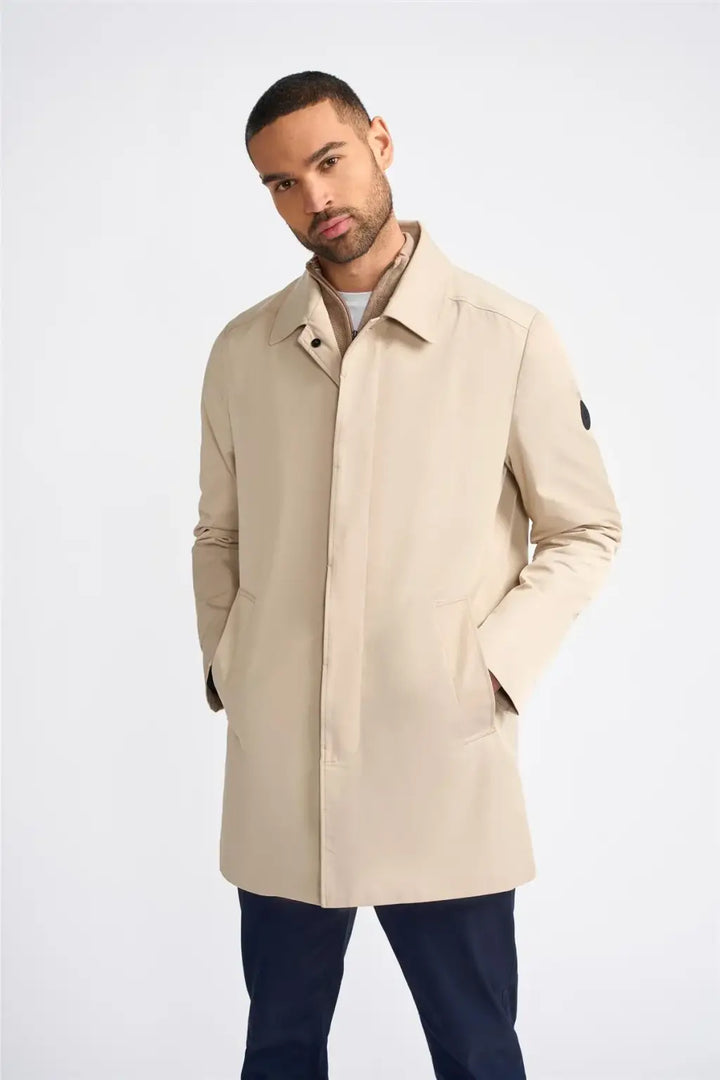 Cavani Men’s Stone Barracuda Coats - MENSWEARR.COM - XS - COATS