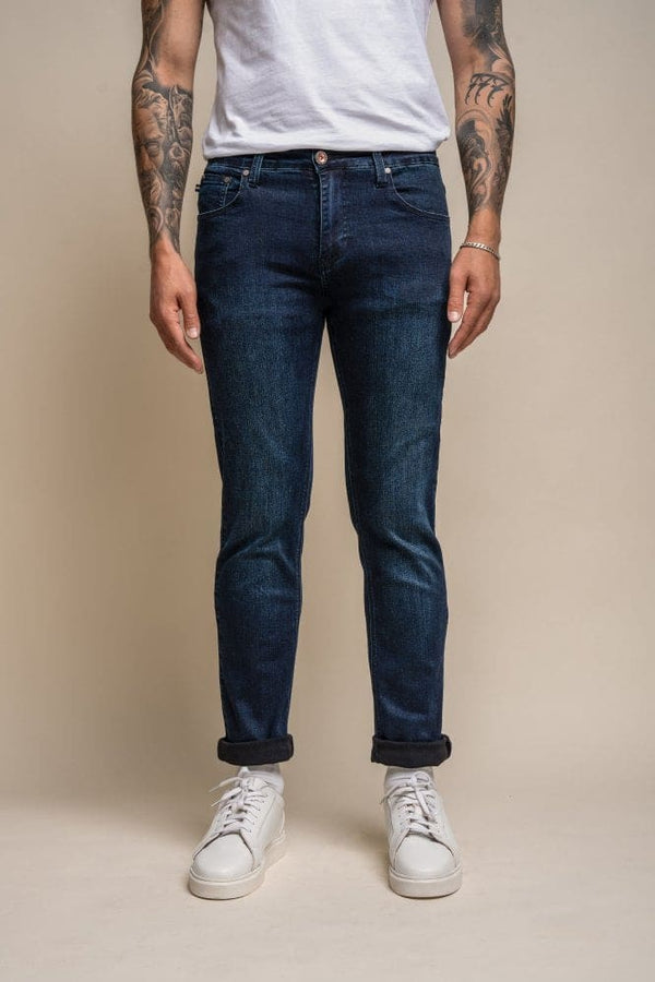 Cavani Milano Blue Denim Jeans - 30S - Jeans