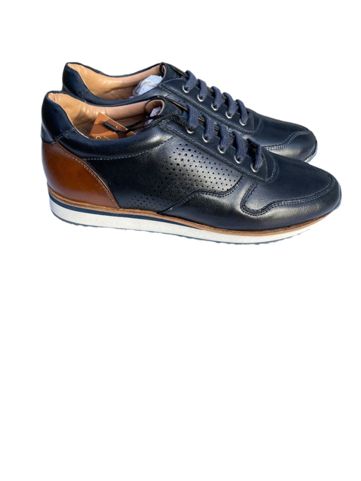 Cavani Ryan Navy Brown Men’s Trainers - Shoes