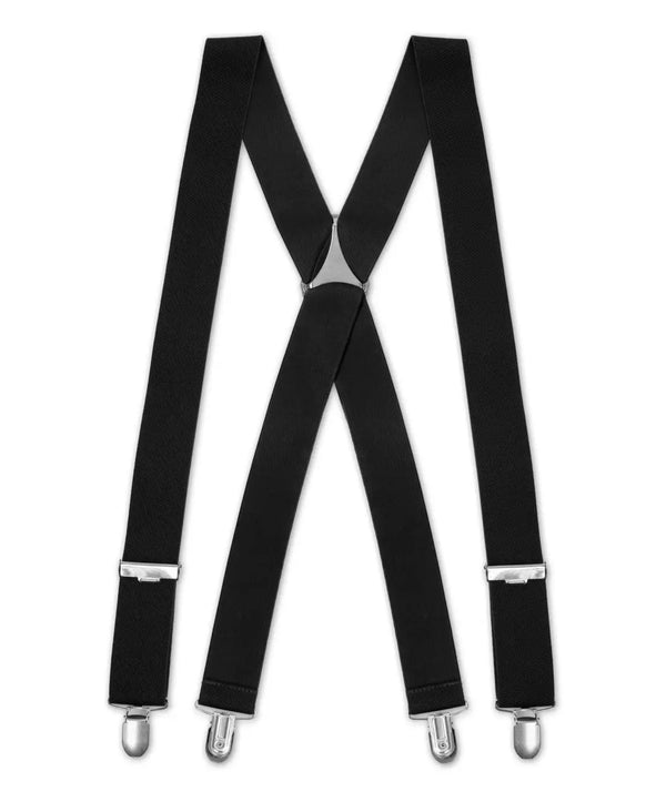 LA Smith Men’s Black X-Shape Braces - Accessories
