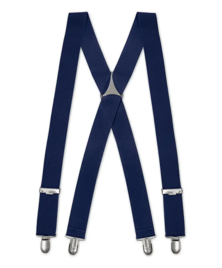 LA Smith Men’s Navy X-Shape Braces - Accessories
