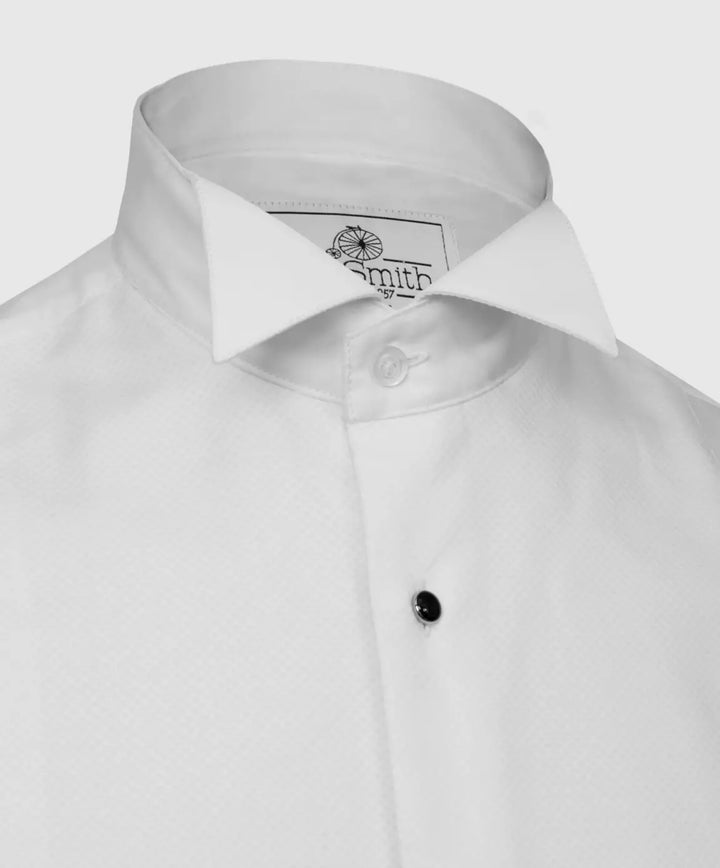 modern fit dress shirts L A Smith Marcella Wing-Collar Modern Fit Dress Shirt