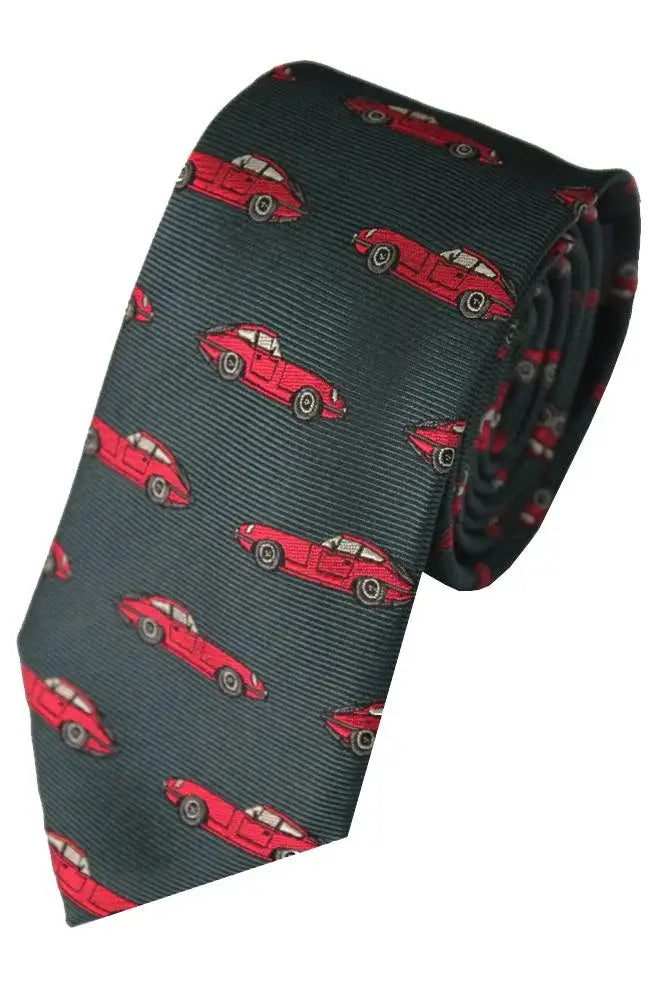 LA Smith Country And Hobby Car Silk Ties - Green Accessories