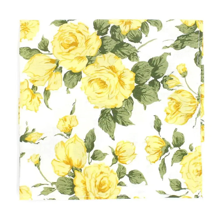 L A Smith Carline Rose Liberty Art Fabric Hank - Yellow - Accessories