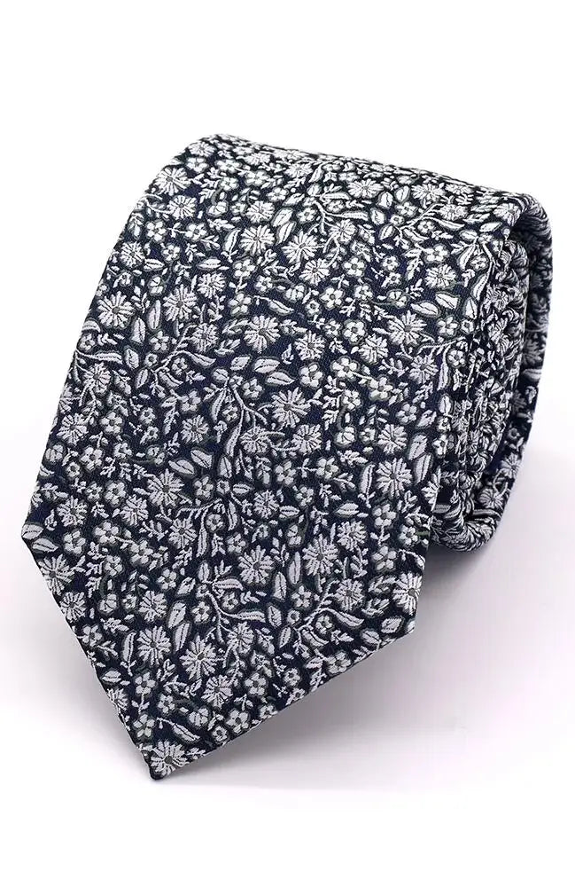LA Smith | LA Smith Micro Floral Woven Wedding Poly Ties - MENSWEARR ...
