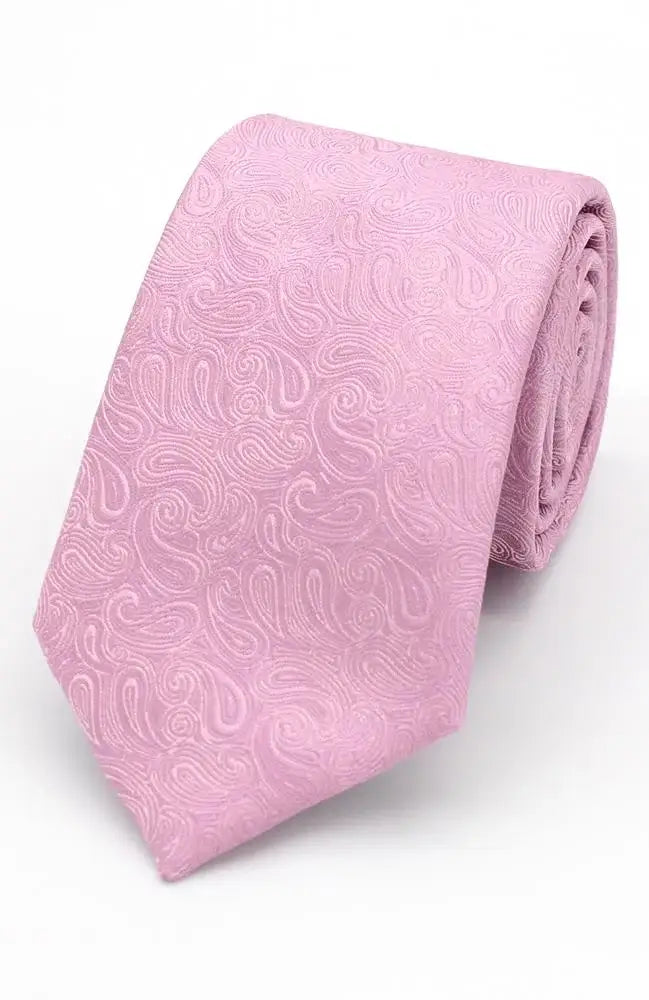LA Smith Paisley Woven Wedding Poly Ties - MENSWEARR.COM