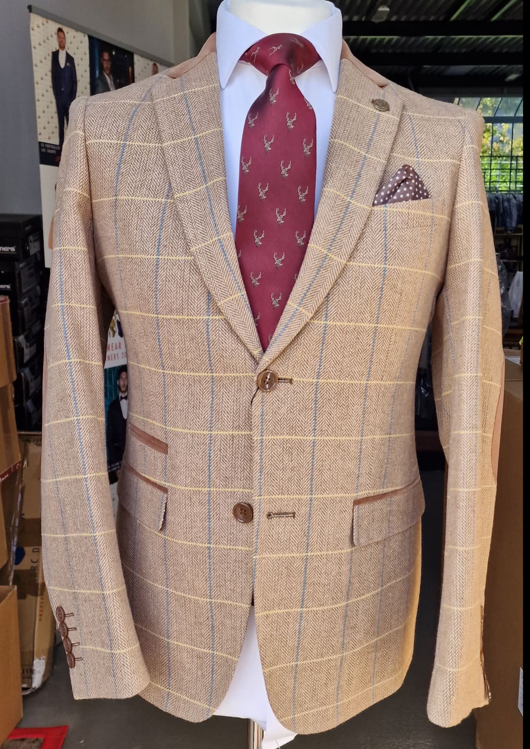 OFFERTA * GIACCA BLAZER TWEED FORMALE UOMO MARC DARCY RONNY - Foto 2