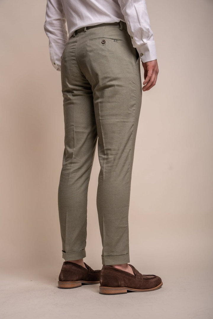 Cavani Alvari Sage Men’s Trousers - Suit & Tailoring