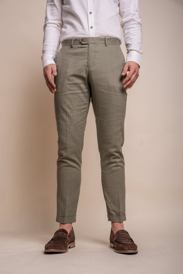 Cavani Alvari Sage Men’s Trousers - 30 / Short - Suit & Tailoring