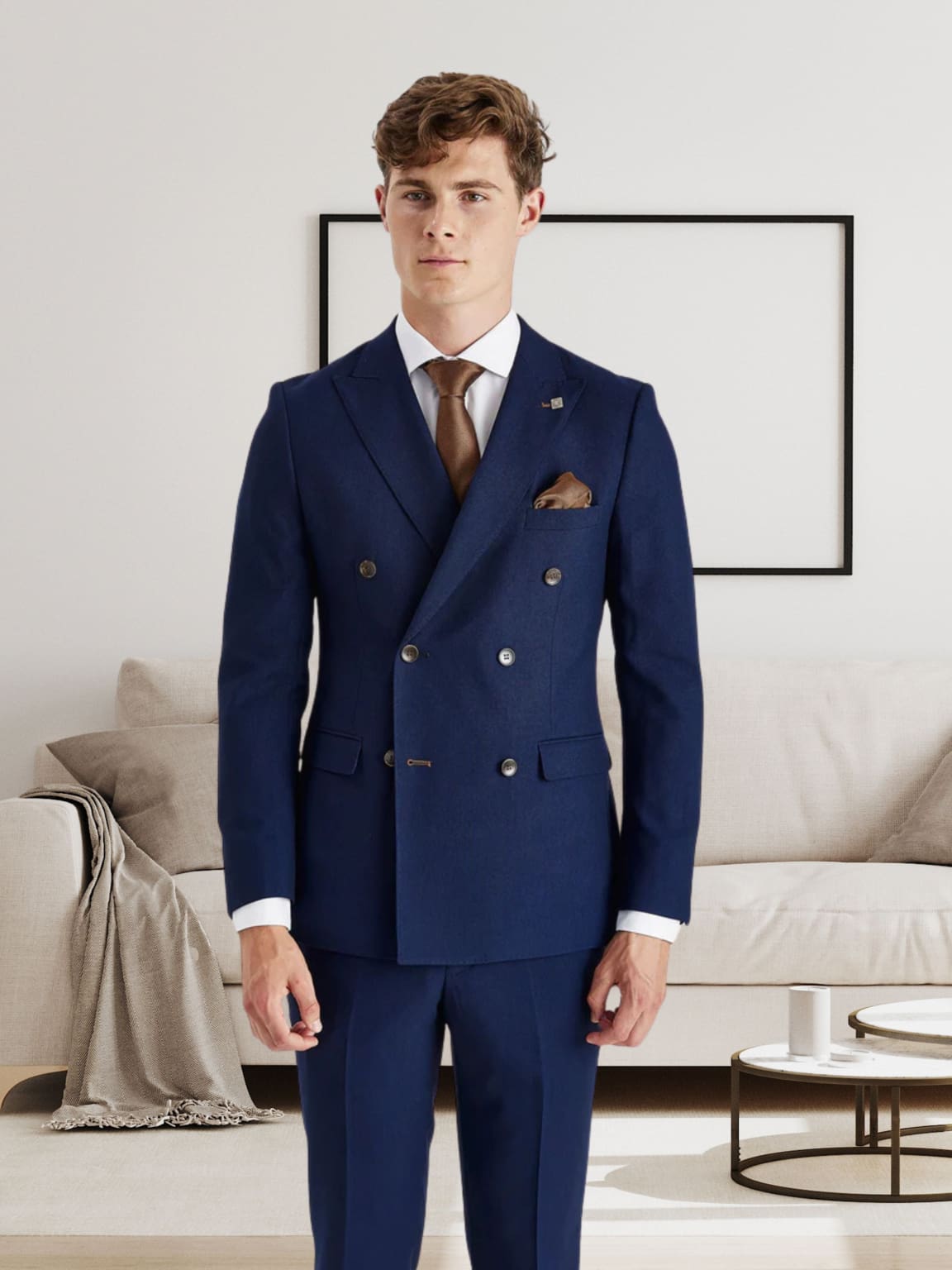 Paul Andrew | Paul Andrew's Mayfair Navy Double Breasted Blazer