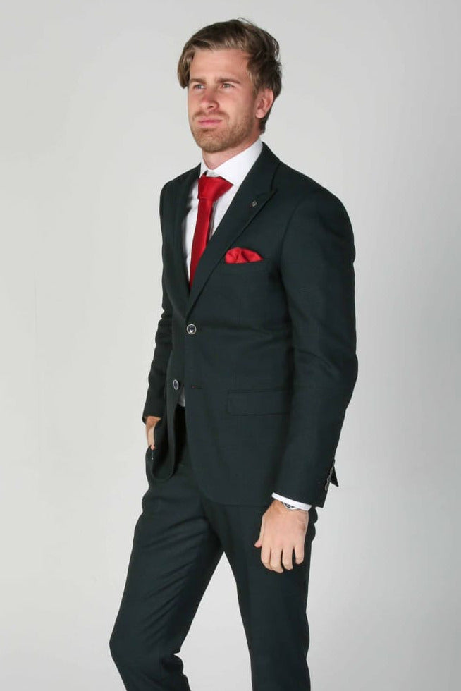 Paul Andrew | Jasper Green Men's Three Piece Suit - MENSWEARR - House ...