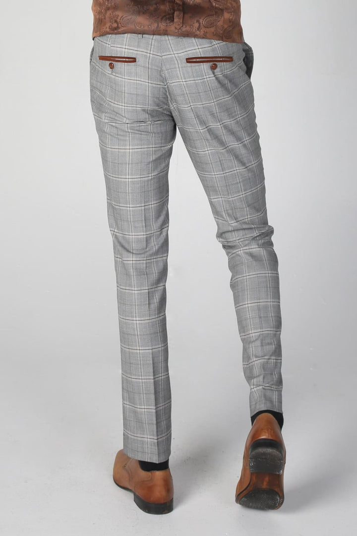 Men’s Francis Grey Trousers - trousers