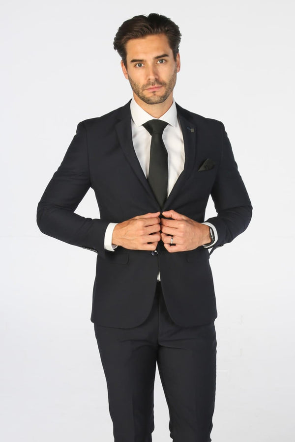 Parker Navy Men’s Two Piece Suit - Men’s Suits