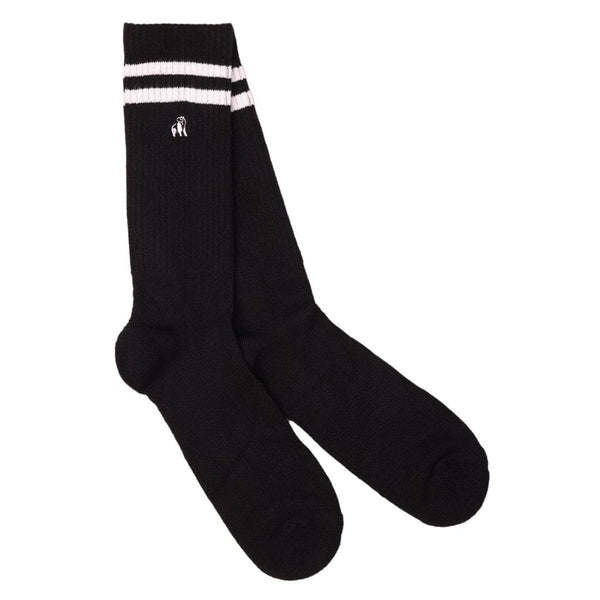 Black Athletic Bamboo Socks - UK 7-11 (US 8-12 / EU 40-47) - Socks