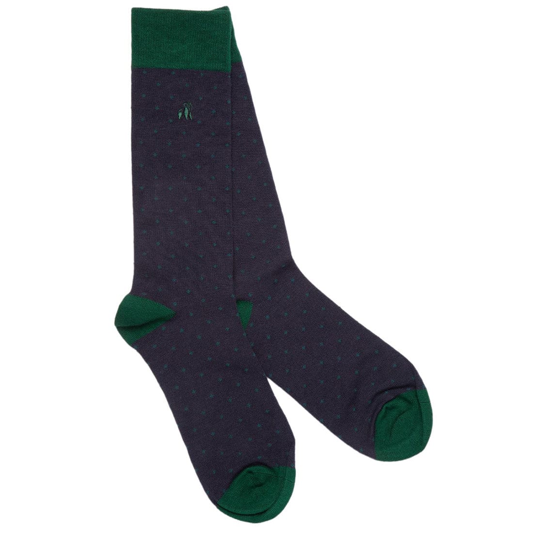 Swole Panda | Spotted Navy Bamboo Socks - MENSWEARR - House of Menswear ...