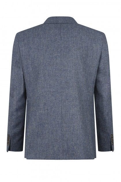 Torre Albert Blue Pure Wool Light Weight Tweed Blazer C36218.330 - Suits