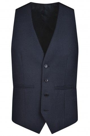 Torre Albert Dark Blue Pure Wool Light Weight Tweed Three Piece Suit - & Tailoring
