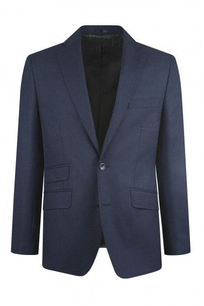 Torre Albert Royal Blue Pure Wool Light Weight Tweed Blazer - 46L Suit & Tailoring