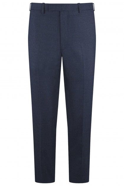 Torre Albert Royal Blue Pure Wool Light Weight Tweed Trousers - 40L Suit & Tailoring