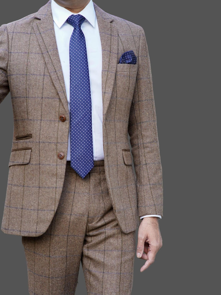 Barucci Marcus Men’s Vintage Brown Tweed Blazer - 36R - Coats & Jackets