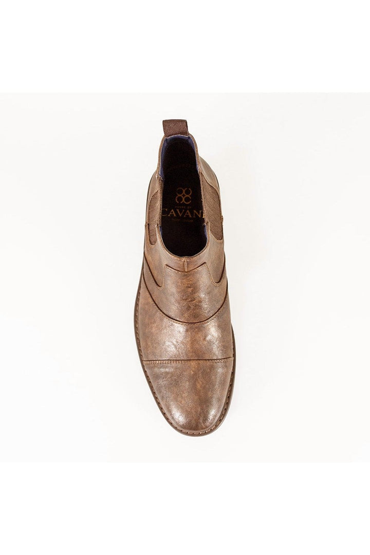 Cavani Bristol Tan Men’s Leather Boots - Boots