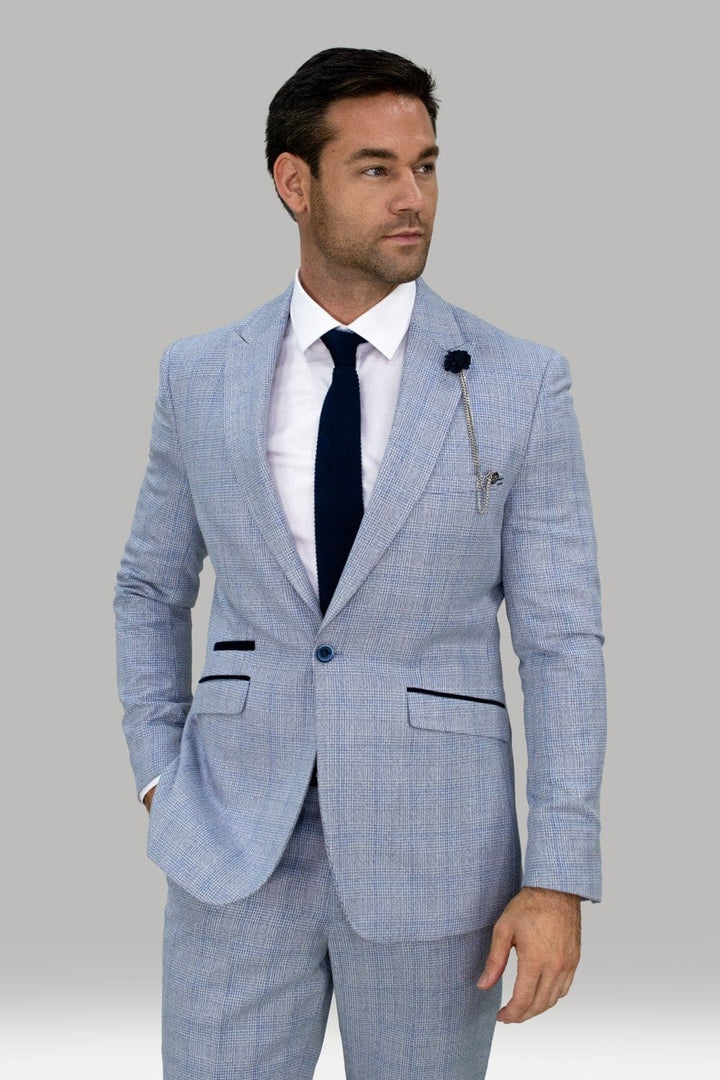 Cavani Caridi Men’s Sky 2 Piece Tweed Suit - Suits
