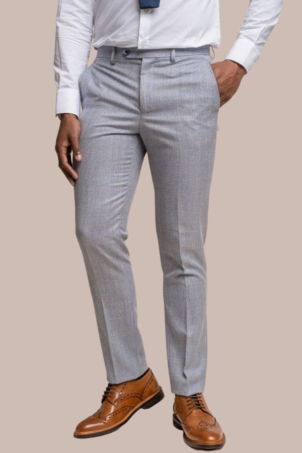 Cavani Caridi Men’s Sky Slim Fit Trousers - 28R - Trousers