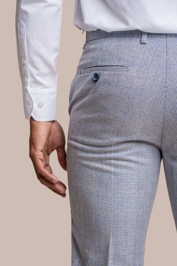 Cavani Caridi Men’s Sky Slim Fit Trousers - Trousers