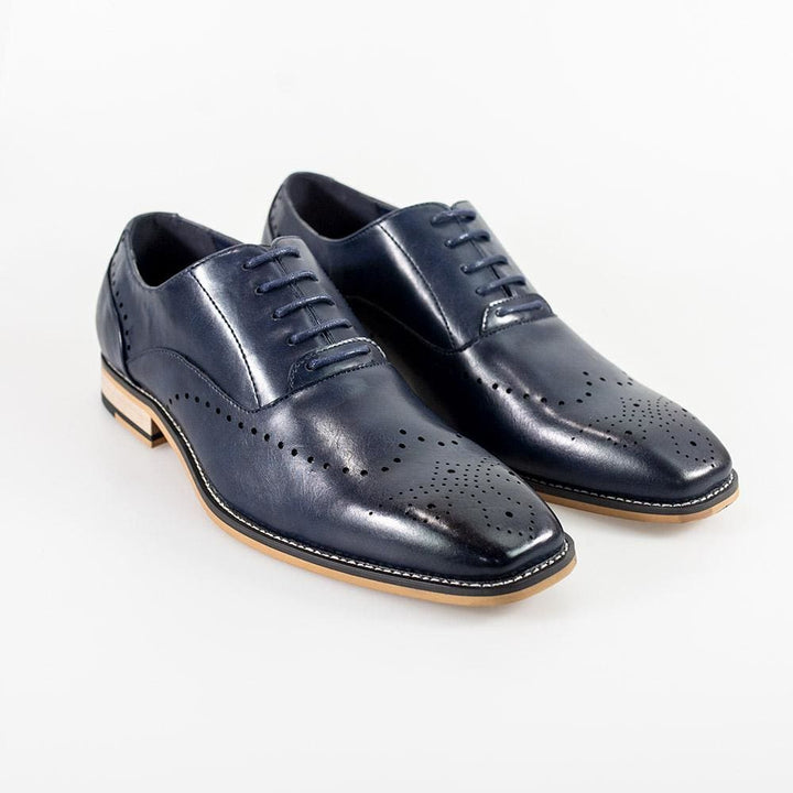 Cavani Fabian Mens Navy Shoe - UK7 | EU41 - Shoes