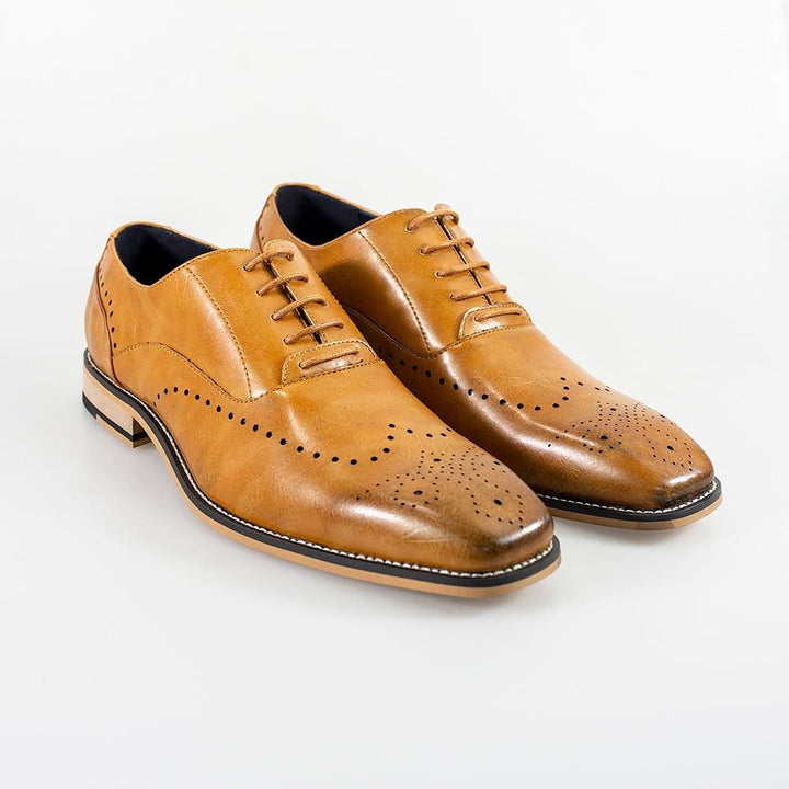 Cavani Fabian Mens Tan Shoe - UK7 | EU41 - Shoes